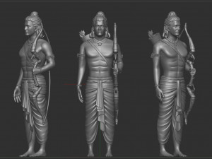 Indian God Ram 3D 打印模型