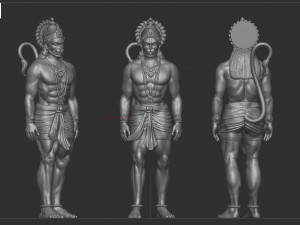Hanuman 3D Print Model