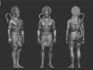 Hanoman Model Cetak 3D