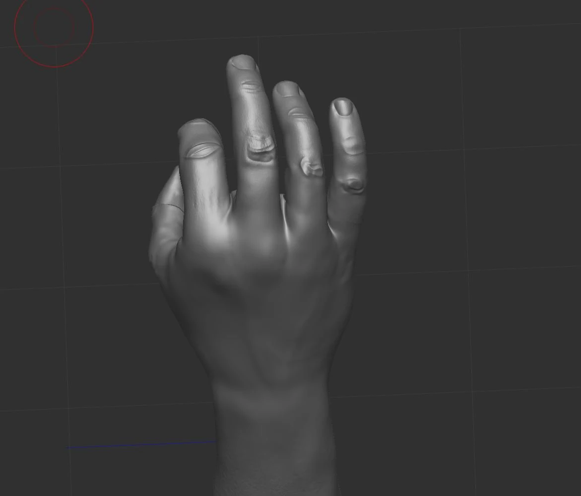 Hand holding diamond 3D Model .c4d .max .obj .3ds .fbx .stl .blend 