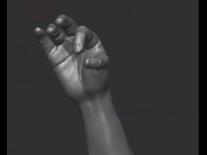 Hand holding diamond 3Dモデル