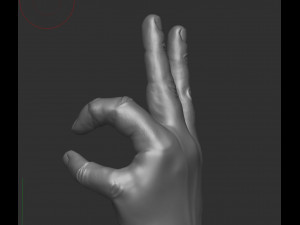 Hand holding diamond 3Dモデル