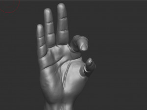 Hand holding diamond 3Dモデル