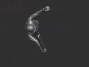 Cricket batsman 3D Model