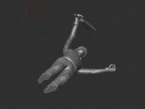 Cricket batsman 3D 模型