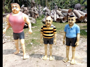 Cartoon Statue 3D Модель