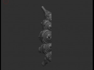 Panchmukhi hanuman pendant 3D-Modell