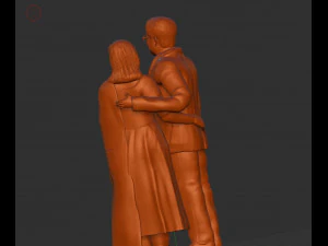 Couple miniature 3D Model