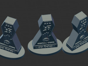 Jain Jainism Religious Symbol 3D 프린트 모델