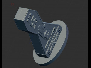 Jain Jainism Religious Symbol 3D 프린트 모델