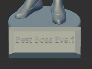 Busy girl 3D Print Model