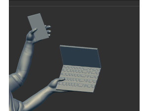 Busy girl 3D Print Model