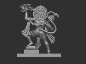 Hanuman Pendant 3D 打印模型