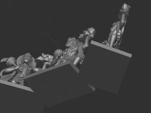 Hanuman Pendant 3D Print Model