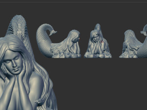 Jalpari Mermaid Model do druku 3D