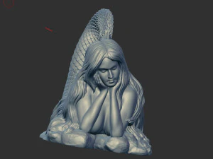 Jalpari Mermaid 3D Print Model