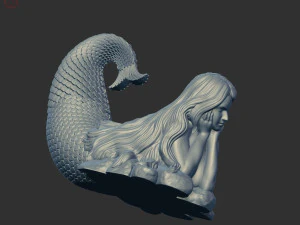 Jalpari Mermaid 3D Print Model
