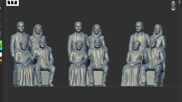 Couple miniature 3D-printmodel .c4d .max .obj .3ds .fbx .stl .blend 