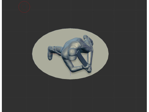 Cricket player 3D प्रिंट मॉडल