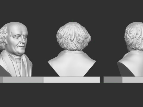Samuel Hahnemann 3D Print Model