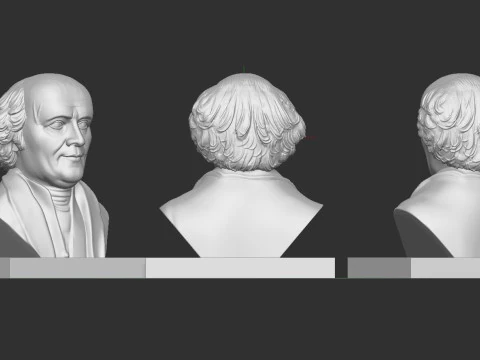Samuel Hahnemann 3D Print Model