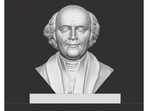 Samuel Hahnemann 3D Print Model