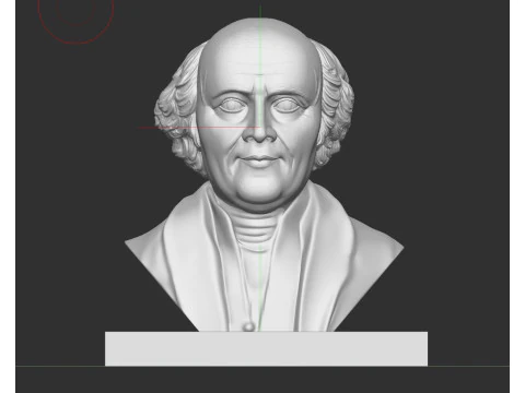 Samuel Hahnemann 3D Print Model