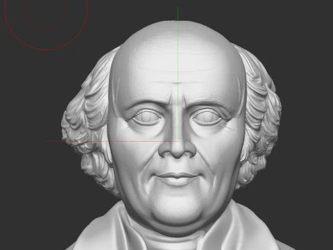 Samuel Hahnemann 3D Print Model