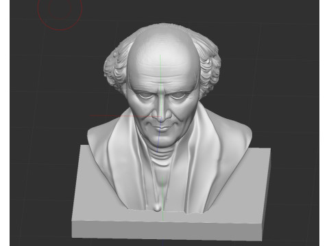 Samuel Hahnemann 3D Print Model