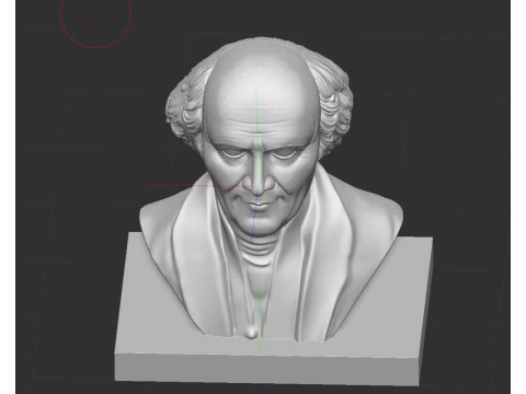 Samuel Hahnemann 3D Print Model