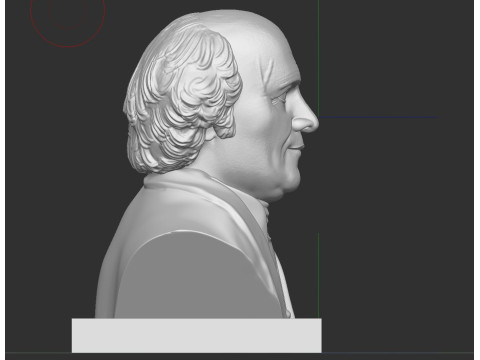 Samuel Hahnemann 3D Print Model