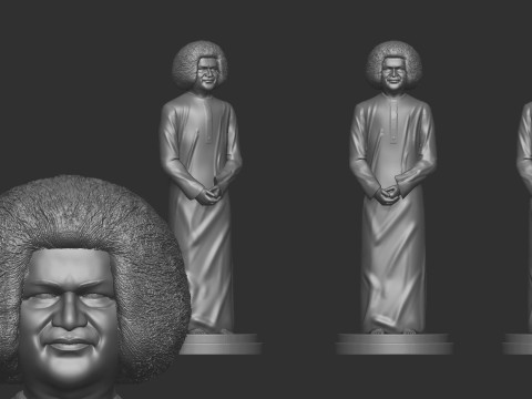 Sathya Sai Baba 3D 打印模型