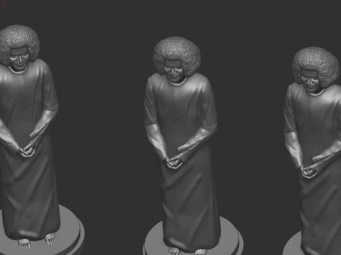Sathya Sai Baba 3D Print Model