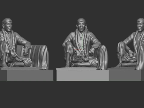 Sai Baba Modello di stampa 3D
