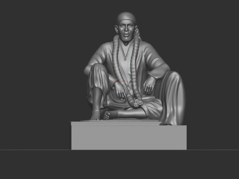 Sai baba 3D-Druckmodell