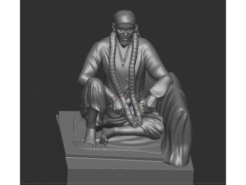 Sai baba 3D-Druckmodell
