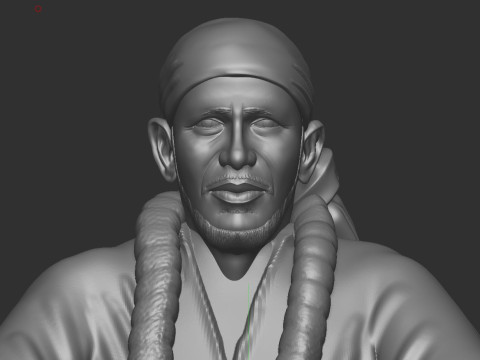 Sai baba 3D-Druckmodell