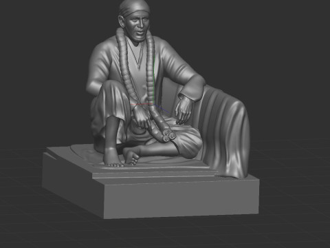 Sai baba 3D-Druckmodell