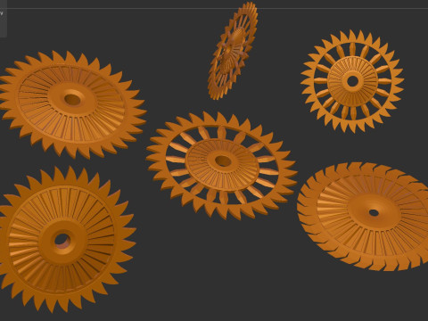 Sudarshan chakra 3Dプリントモデル