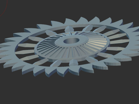 Sudarshan chakra Model Cetak 3D