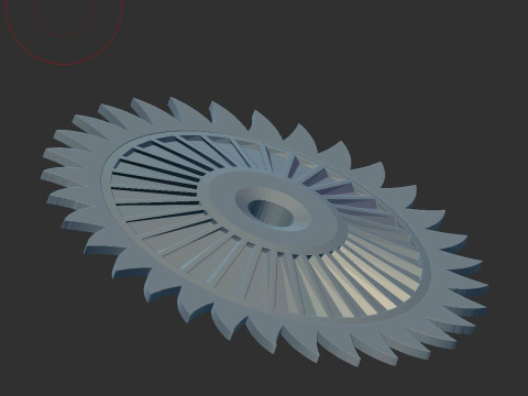 Sudarshan chakra Model Cetak 3D