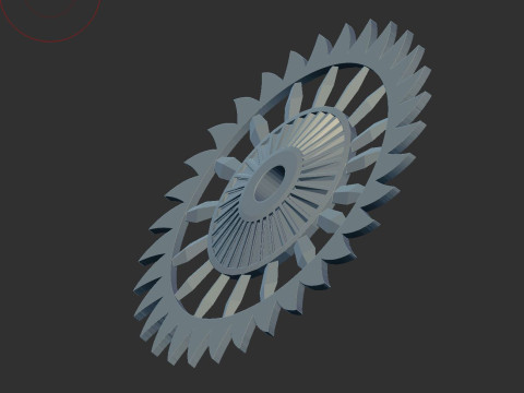 Sudarshan chakra Model Cetak 3D