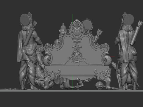 Ram Lalla family 3Dプリントモデル