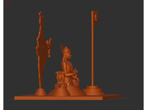 bharat mata Modelo de impresión 3D