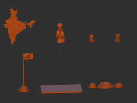Bharat mata 3D Принт Модель
