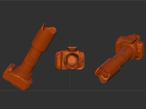DSLR 3D-Modell