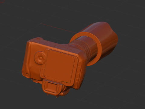 DSLR 3D-Modell