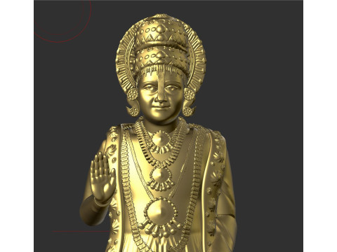 Udupi sri krishna 3D-printmodel