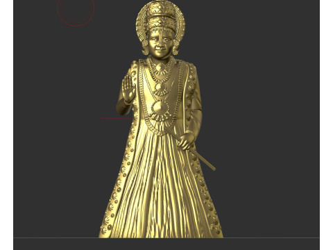 Udupi sri krishna 3D-printmodel