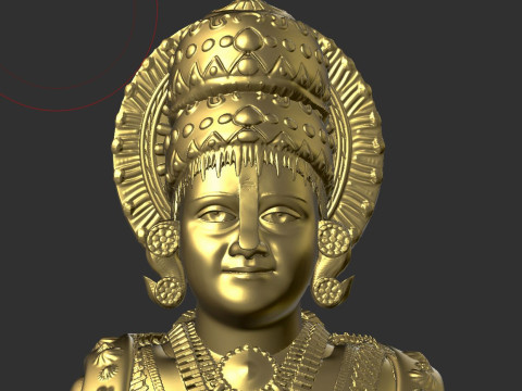 Udupi sri krishna 3D-printmodel